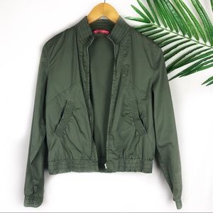 Jennyfer J Olive Green Jacket Bomber Size Medium